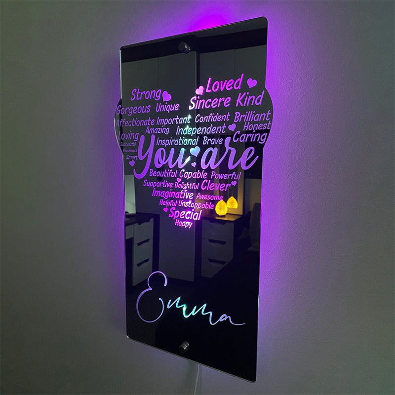 Beautiful Customized Spotify 3D Mirror Logo