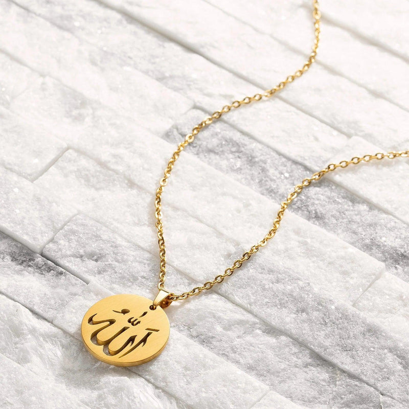 "ALLAH | الله CUTOUT NECKLACE" - Print-For-You