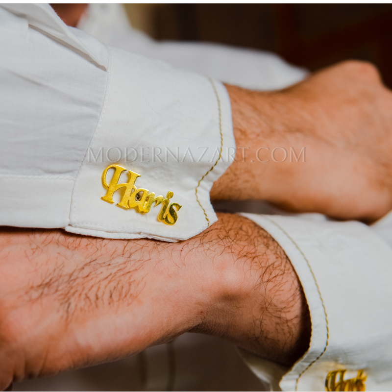 Simple  PERSONALIZED CUFFLINKS