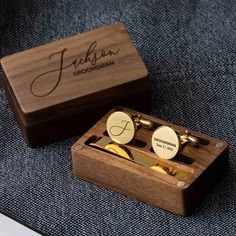 Cufflinks and tie pin